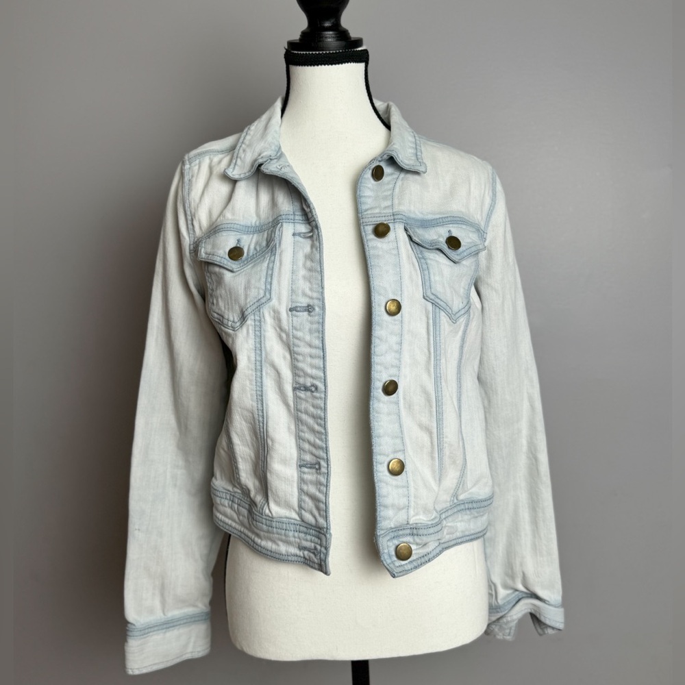 Rubbish denim light was jacket
